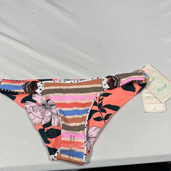 NWT‎ $69 Maaji [ Small ] Ocean Nereid Reversible Bikini Bottoms - Picture 9 of 14